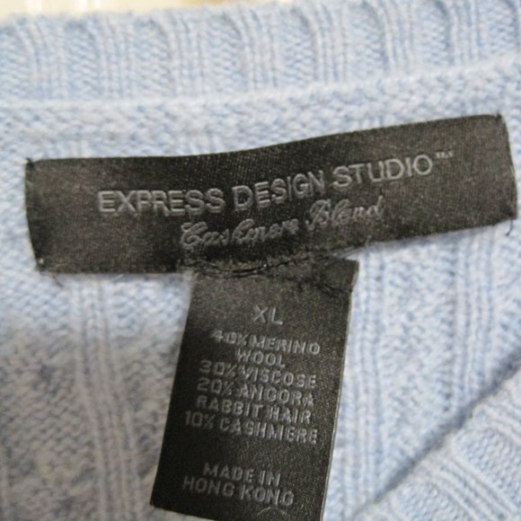 Express cashmere blend sweater sz XL - Picture 3 of 8